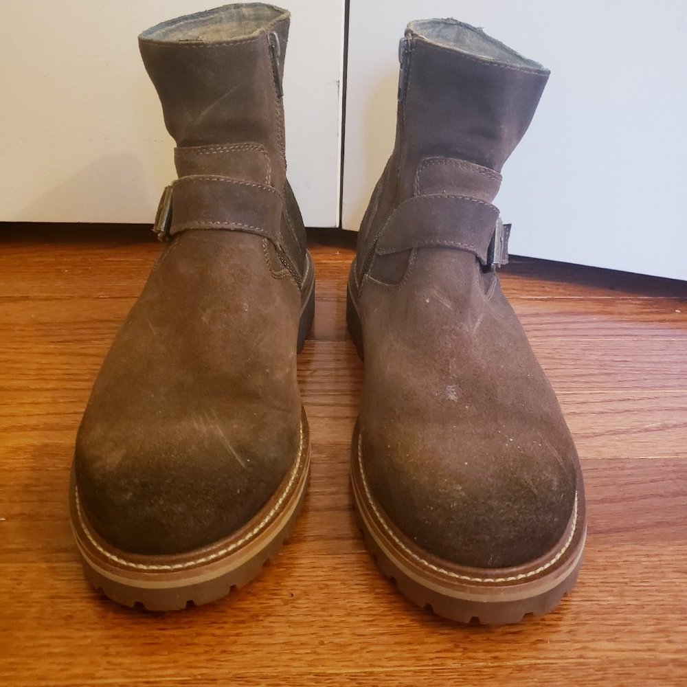 Banana Republic Heritage Rider Leather Moto Boot (Size 8.5)